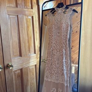 NWT white lace mermaid wedding dress 8